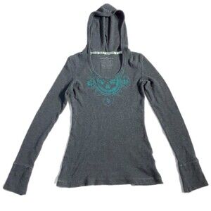 Green Apple hooded long-sleeve shirt Women’s Size M